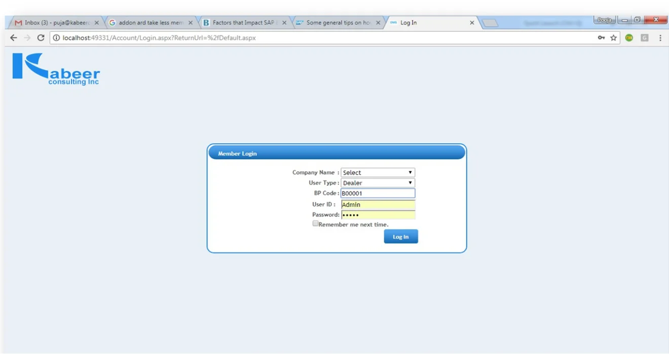 SAP B1 Dealer Management System