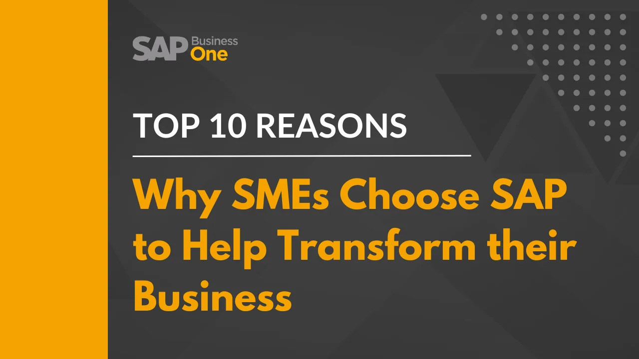 Why SMEs Choose SAP