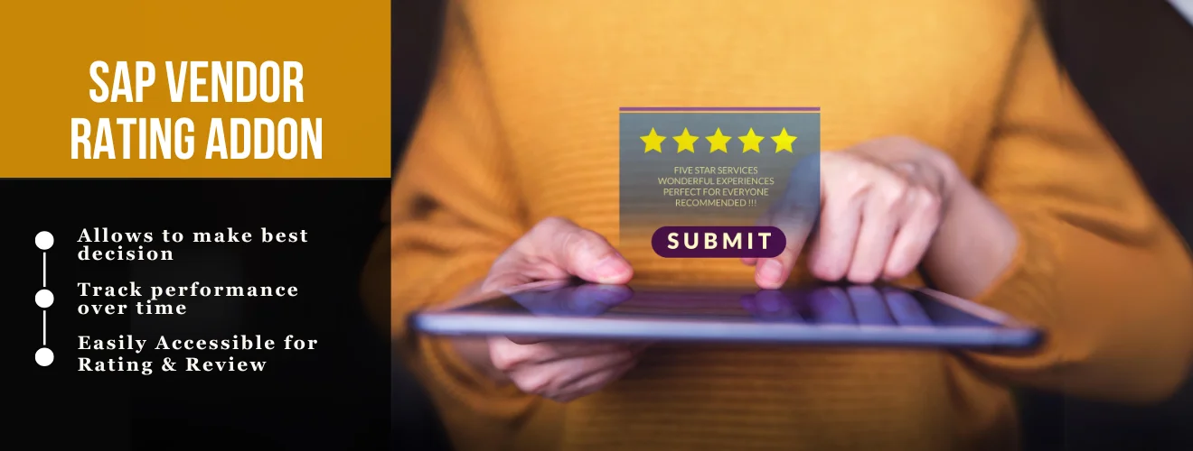 Vendor Rating Addon Vendor Rating Addon for SAP B1