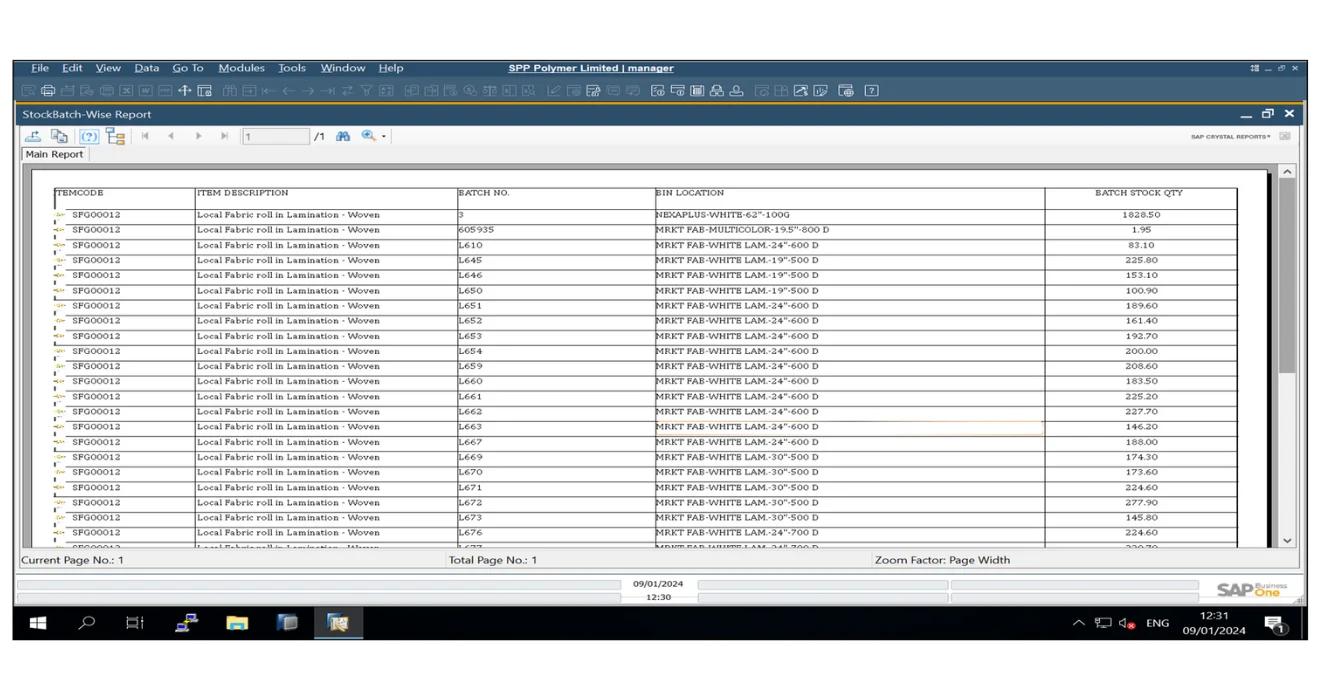 production addon for sap b1