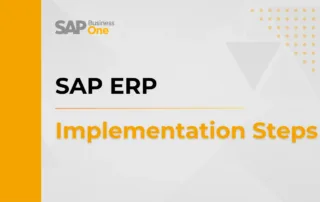 sap erp implementation steps