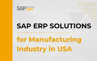 SAP ERP Solutions for Manufacturing Industry in USA