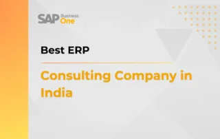 Best ERP Consulting Company in India