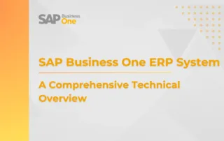 SAP Business One ERP System