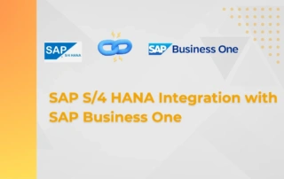 SAP S/4 HANA Integration with SAP Business One
