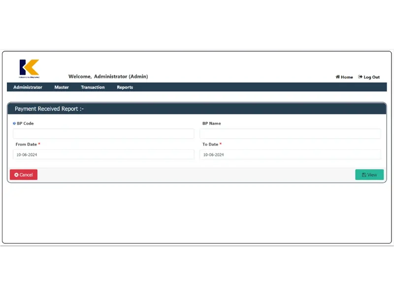 SMM - 2 - Payment Received Report