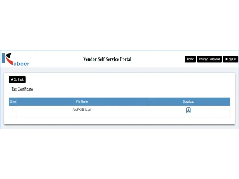 Tax -TDS Certificate