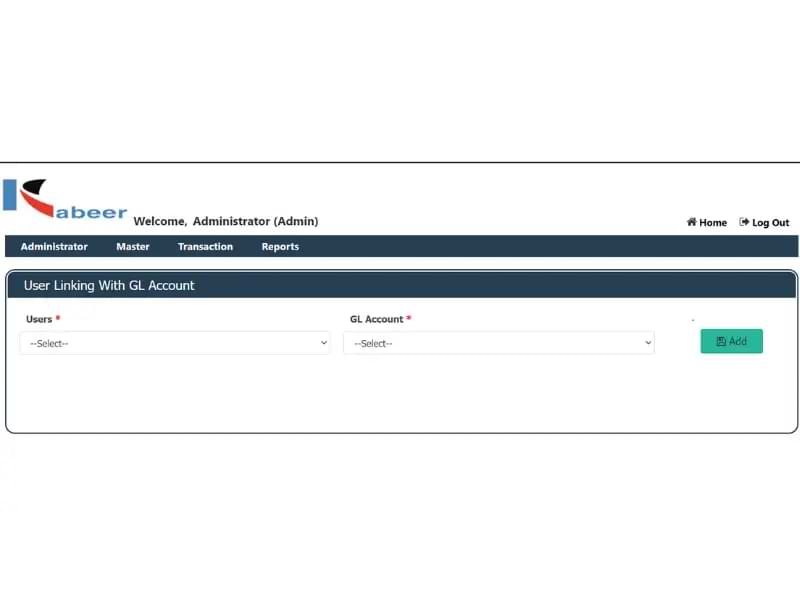 User Linking With GL Account