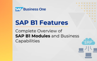 SAP B1 Features