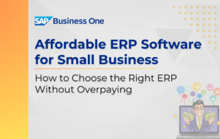 Affordable ERP Software for Small Business