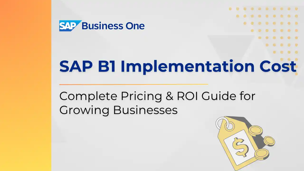 SAP B1 Implementation Cost - Feature image - Blog