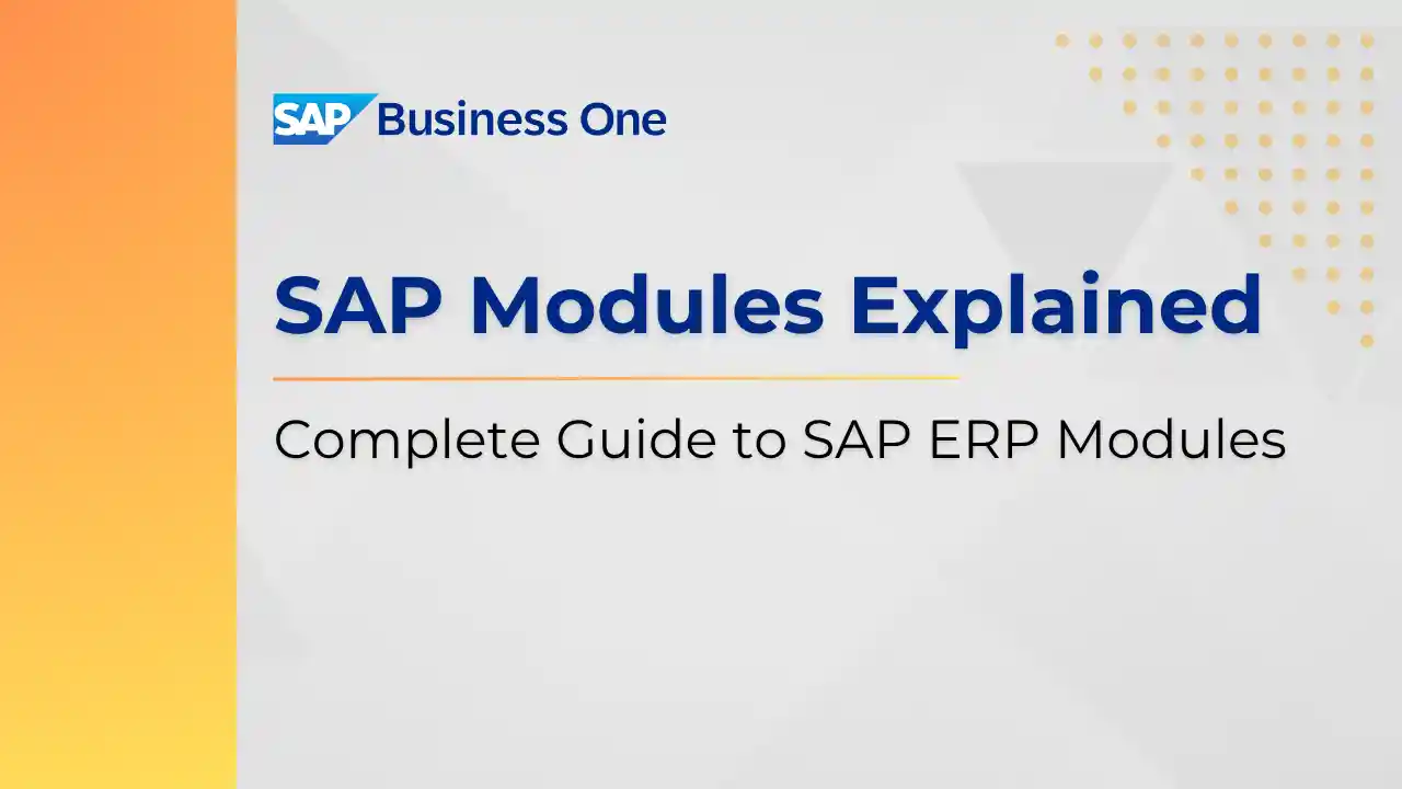 SAP Modules Explained - Feature image - Blog