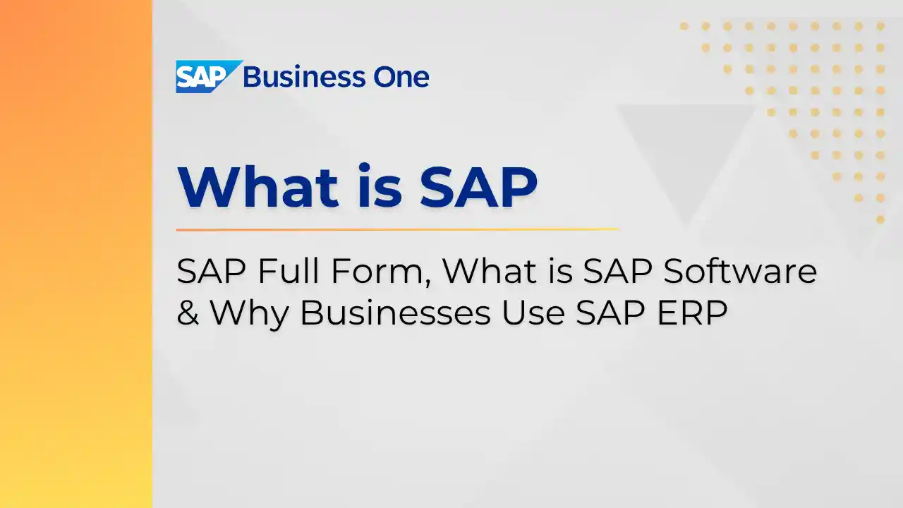 What is SAP - Feature image - Blog